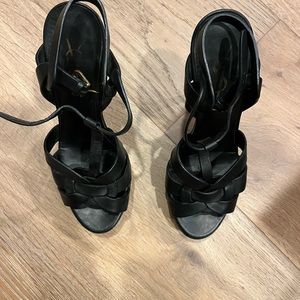 YSL Tribute platform black size 37